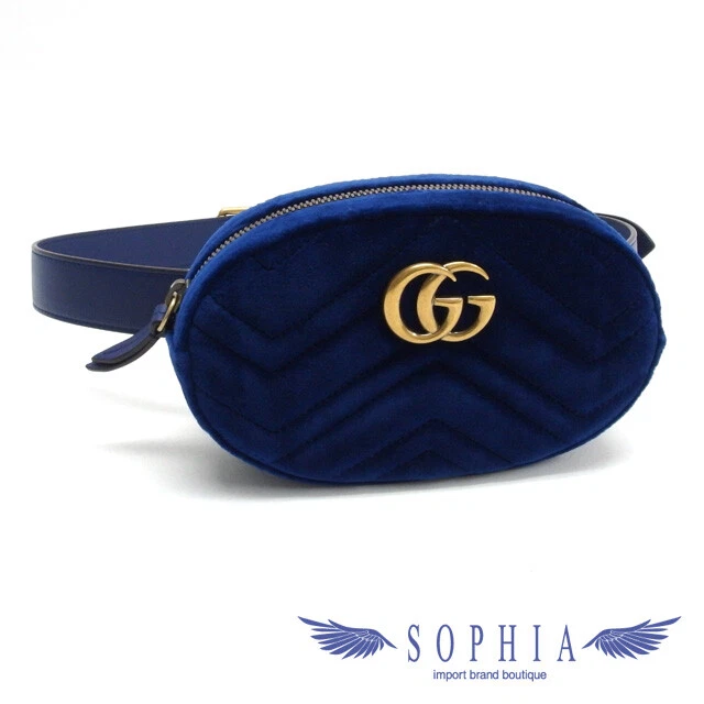 Gg marmont velvet belt bag sale