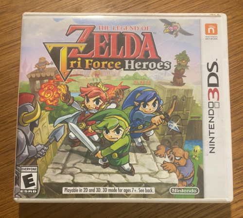 The Legend of Zelda Tri Force Heroes (Nintendo 3DS) Original Case & Inserts Only - Afbeelding 1 van 4