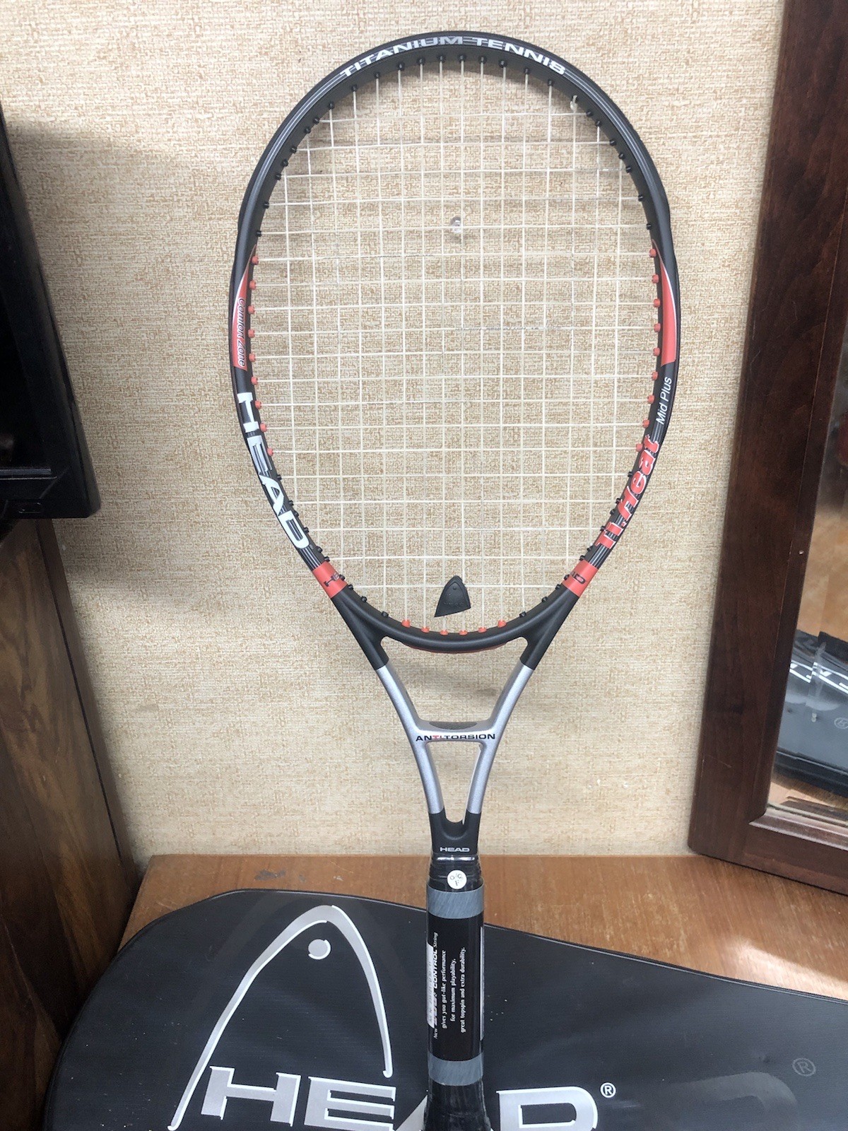 New Head Ti. Heat CZ strung tennis racket Titanium Comfort z