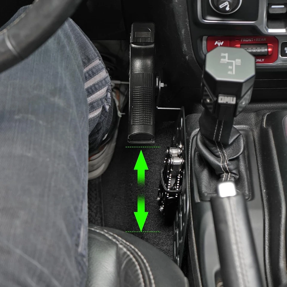 Para Jeep Wrangler JL 2018-2024 consola central pistola de metal funda panel Molle Foto 4 de 4