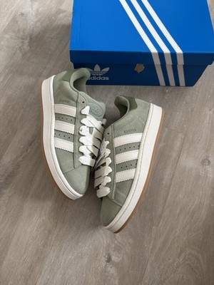 Adidas Campus 00s Tent Green Off White Gum Größe UK 9 US 9,5 | JS1103
