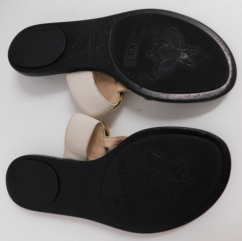 Gucci Marmont GG Zehentrenner Sandalen EU 35,5 US 5,5 Mystic White Leder Flip Flops - Bild 5 von 5