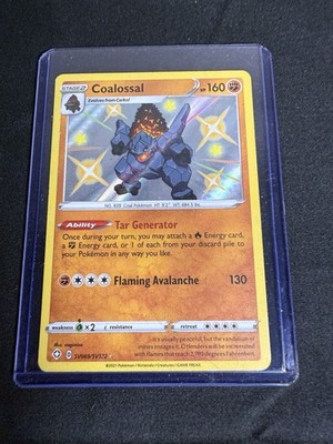 Pokémon TCG Coalossal SV069/SV122 Shiny Holo Rare Holo - LP
