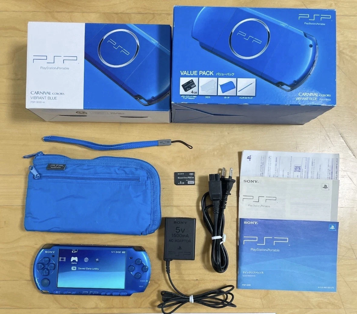 Sony PSP NTSC-J Blue Video Game Consoles for sale | eBay