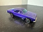 Vintage Hot Wheels Redline Custom Barracuda Purple W/Purple Interior HK