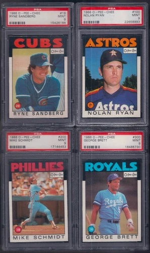 PSA 9 1986 OPC O-pee-chee by Topps #100 Nolan Ryan Houston Astros HOF ONLY! READ