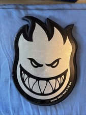 SPITFIRE Skateboard Wheels Silver Flame Face OG Skateboarding Advertising Sign