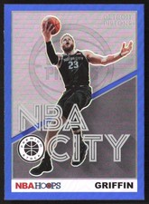 2019-20 Hoops Premium Stock #8 Blake Griffin NBA City Blue