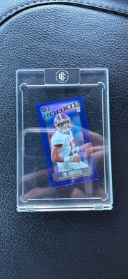 2020 Panini Legacy Football Tua Tagovailoa (Premium Edition Mini Sapphire) #144