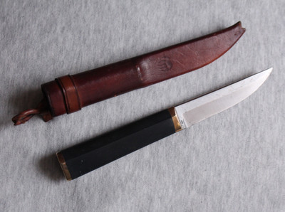 Tapio Wirkkala puukko knife w leather sheath Hackman Finland