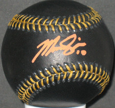 Marcus Semien JSA Certified Autograph Signed MLB BLACK Ball Baseball Auto Mets