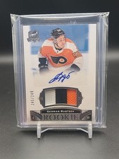 2019-20 UD The Cup Rookie Patch Auto German Rubtsov /249 Philadelphia Flyers 