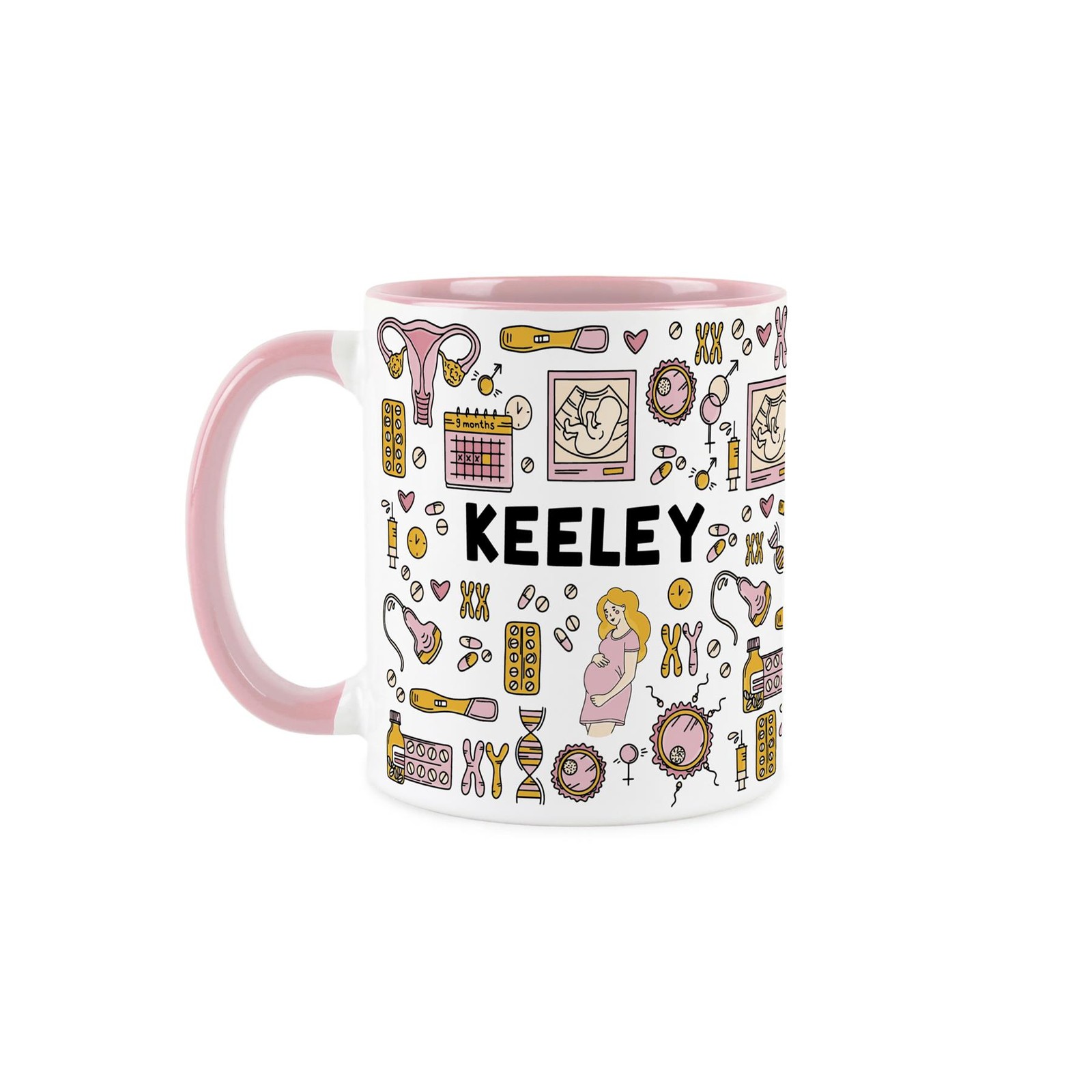 Custom Doula Mug - Funny Pregnancy Healthcare Novelty Job Gift