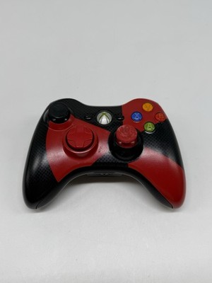 Microsoft Xbox 360 Controller Radioactive GameStop Limited Edition schwarz rot