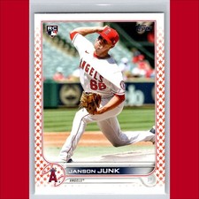Janson Junk Orange Star Rookie Card RC /99 Print Run Complete Set 2022 Topps. rookie card picture