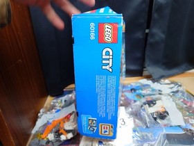 LEGO CITY: Heavy-duty Rescue Helicopter (60166) 95% Complete Unbuilt READ DESC