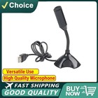 USB Microphone Mic for Laptop PC Computer MSN Skype Desktop Gaming Online