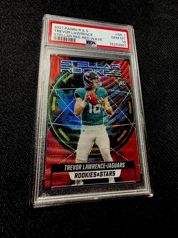 2021 Panini Rookies & Stars #SR-1 Trevor Lawrence Stellar RKE-Red Wave PSA 10🔥 