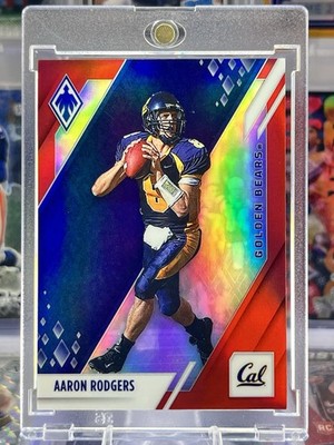 2022 Panini Aaron Rodgers - Red Holo Phoenix /149 - Cal - Green Bay Packers