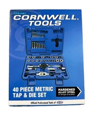 New Cornwell Tools 40 Piece Metric Tap And Die Set - Ctg1661