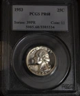 1953 Washington Quarter PCGS PR68..............................Lot 6007