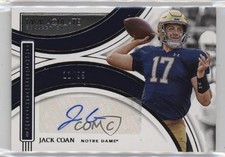 2022 Panini Immaculate Collegiate Introductions 11/99 Jack Coan Auto 1c3k