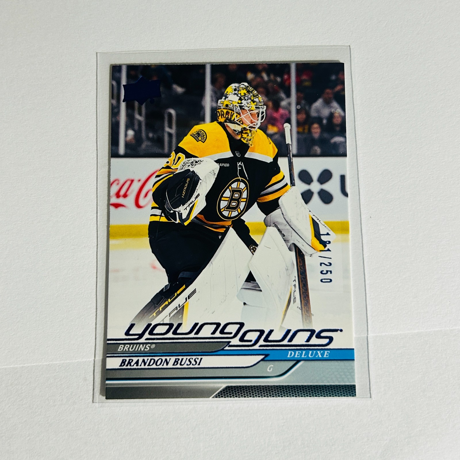 2024-25 Upper Deck Series 2 BRANDON BUSSI Young Guns ROOKIE Deluxe /250 #493