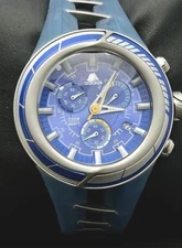 New Rare ADIDAS Adi-Star-Pro Chronograph Date Men’s 42mm Quartz Watch SS WR 200M