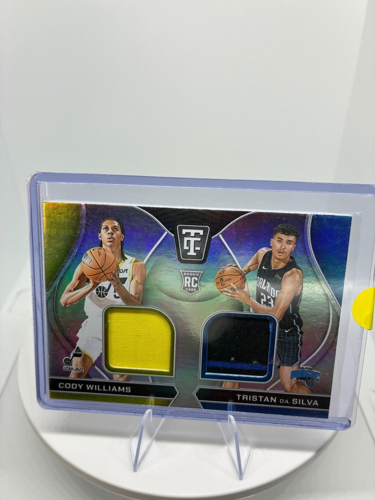 2024 Panini Totally Cert RDS-CWT Cody Williams/Tristan da Silva RC Dual Swatches