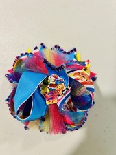 Handmade Hair Bow Clip Shopkins Theme
