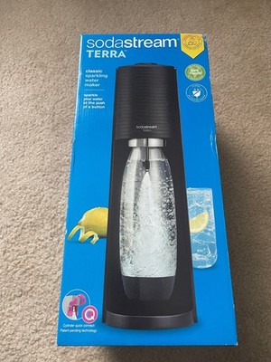 SodaStream Terra Classic Sparkling Water Maker Black New