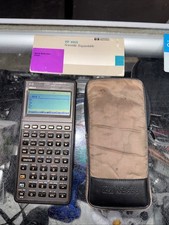 Hewlett Packard HP 48SX Scientific Expandable Calculator with Case  Manual