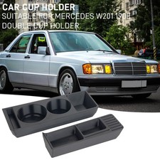 Portavasos consola central con caja de almacenamiento para Mercedes Benz 190 W201 Baby-Benz