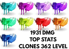 Dreadmare 1931 DMG TOP STATS Clone Ark Survival Ascended Official PVE