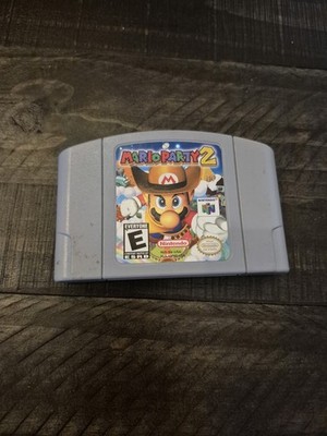 AUTHENTIC Vtg ORIGINAL N64 Nintendo 64 MARIO PARTY 2 Cartridge TESTED Game OEM