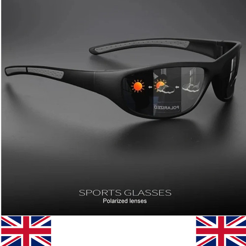 Wrap Around Polarized Sunglasses for Men Women UV400 Sports Sun Glasses Goggles