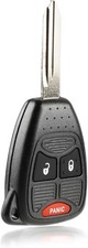 Keyless Entry Remote Key Fob 3btn for Wrangler Durango Magnum 1-Pack Black