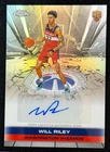 Will Riley 2025-26 Topps Chrome Auto Refractor Autograph Issue RC #TAIR-WR
