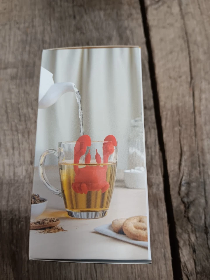 Infusor de chá de caranguejo silicone folha solta mais íngreme – sem BPA - Imagem 3 de 4