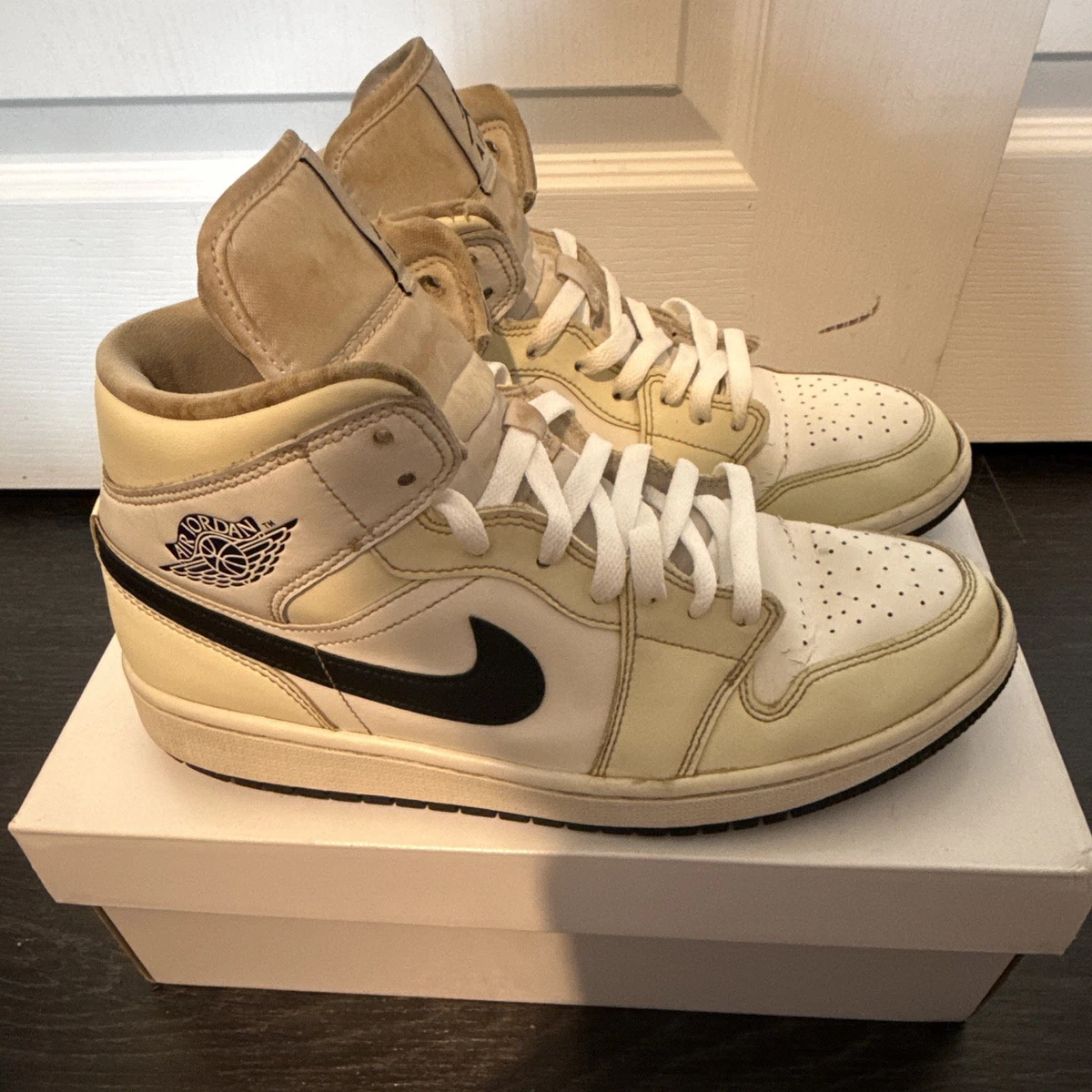 Jordan 1 Mid Coconut Milk W for sale | eBay
