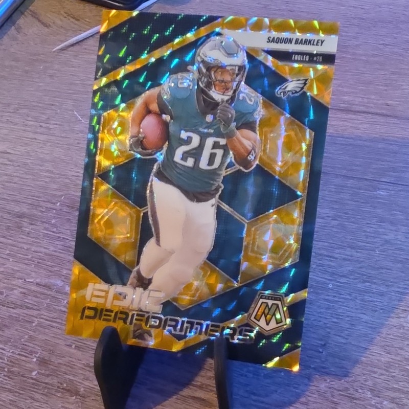 Panini 2025 Mosaic Epic Performers Saquon Barkley Eagles #2 Reactive /89