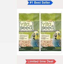 Parakeet Bird Food Seed 5 Pound Total 2 Bags Digestive Probiotics DHA Omega 3