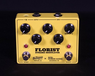 Benson Amps Florist Dynamic Modulator Pedal, Yellow