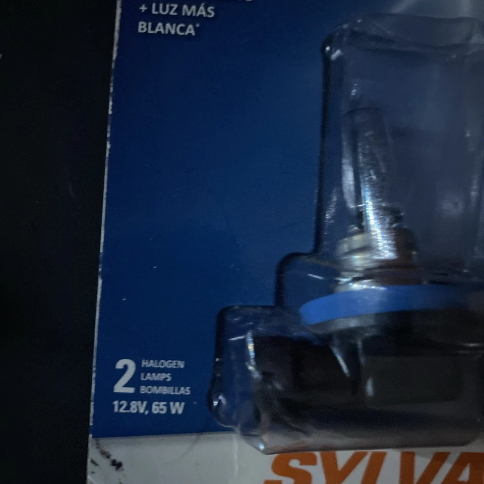 Sylvania Silverstar H9 65W Faros Bombillas Luz Alta Repuesto 65W Caja Áspera Foto 2 de 3