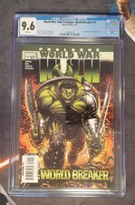 World War Hulk Prologue: World Breaker #1 CGC Graded 9.6 White Pages 2007 Marvel