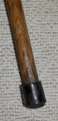 Antique Macedonian Walking Stick / Cane Hand-Carved Handle Man's Head & Snakes - Picture 7 of 7