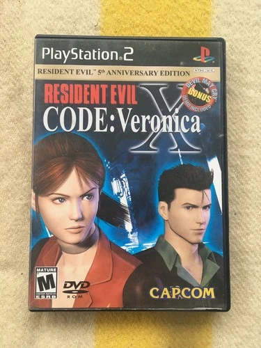Vintage PS2 Resident evil code veronica x case & demo only Anniversary Edition
