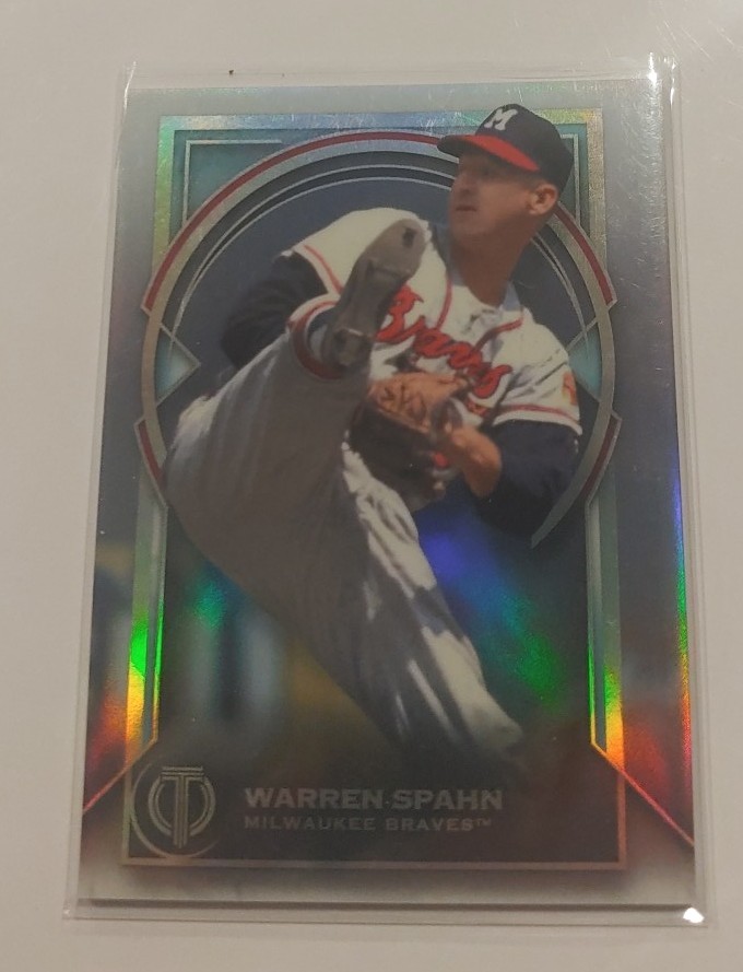 2026 Topps Tribute #22 Warren Spahn Milwaukee Braves
