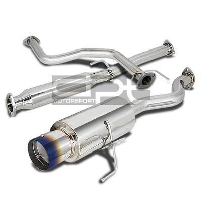 DPT Motorsports Catback Exhaust For 1994-2001 Acura Integra GS LS RS - 4.5" Rolled Tip, T-304 SS