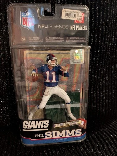 McFarlane Toys NFL Legends Collector Level Phil Simms Giants Football Figure